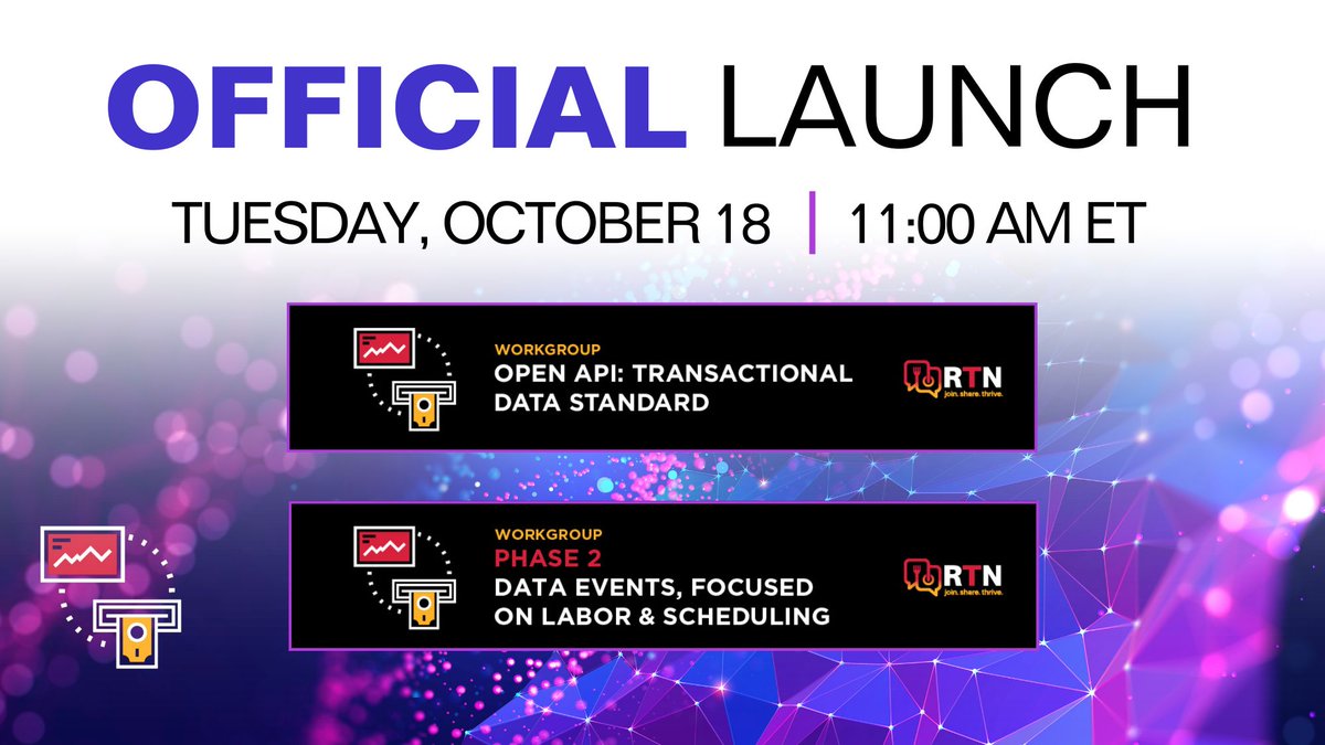 SynergySuite's tweet photo. In a little over two weeks, join @RestTechNet as they launch two new industry standards for #restec!

Registration is available for both RTN &amp; Non-RTN Members - Register here: https://t.co/jMyFL2QR24 https://t.co/sda3jUzDia