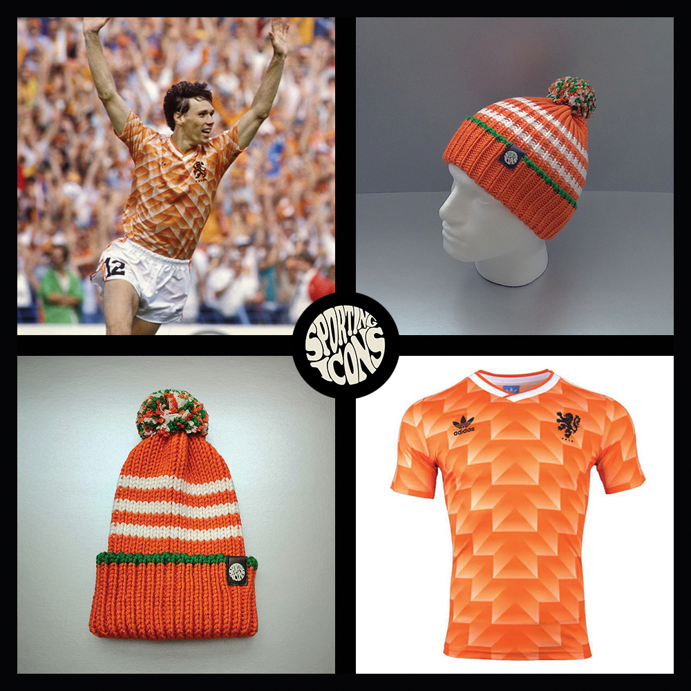 SportingIconsUK's tweet photo. Bobble Hat weather is just around the corner ❄️

The van Basten bobble, inspired by the iconic Euro 88 home shirt is available now

Makes a great combo with the #Adidas #AS520

Limited edition of 50

https://t.co/hRIKKP9tTX

#Adidas #ComboCup #Adifamily #Holland https://t.co/4BpRCrubDB