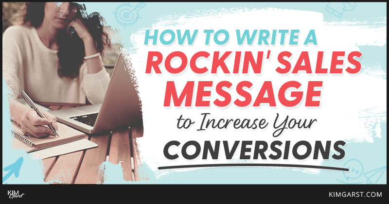 kimgarst's tweet photo. Here are my top strategies for writing a rockin' sales message that will help you convert prospects into customers while being authentic & straightforward. #SalesMessage https://t.co/Z1Fsk1aIqF https://t.co/awG5VCWWLU