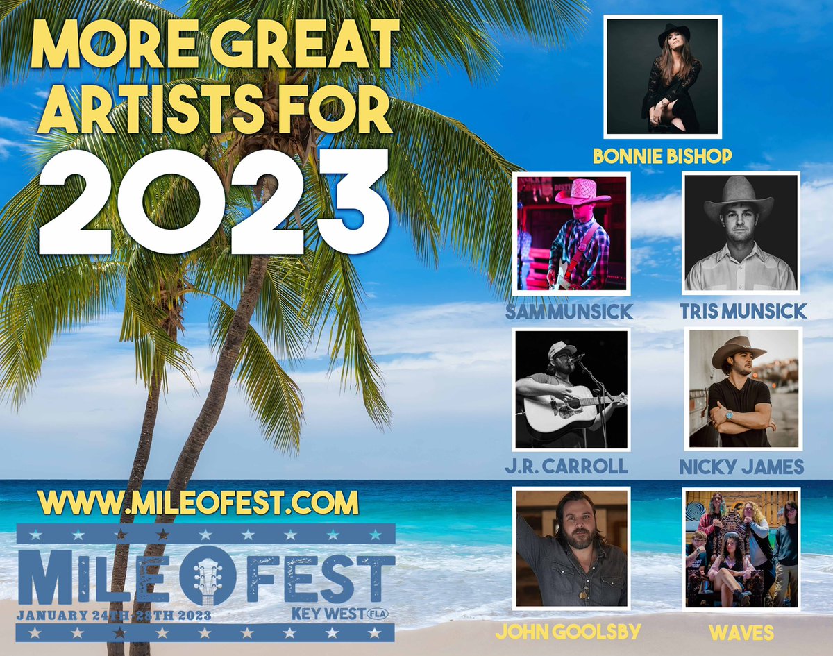 I am very stoked to announce I’ll be at @Mile0Fest this year!! Hope to see some of y’all there!!