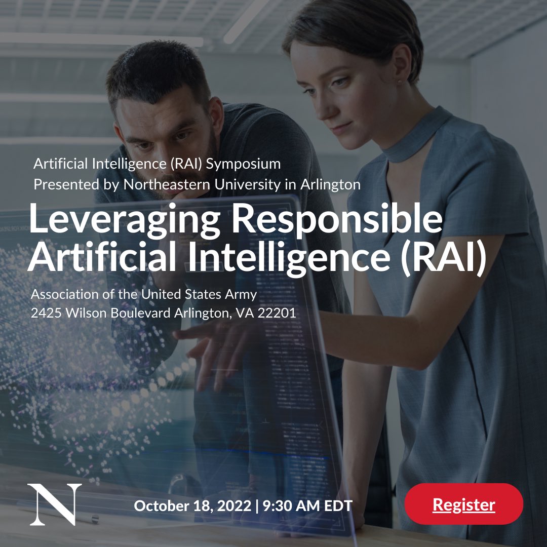 We’re officially two weeks away from our first ever symposium!

We will be discussing:
- Fairness Metrics &amp; Detecting Bias 
- Planning and Implemention 
- Sustaining an RAI practice 

Sign up for this FREE event to hear from our expert panelist.