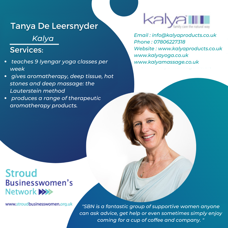 stroudbn's tweet photo. Member Spotlight. Stroud Businesswomen's Chair, Tanya De Leersnyder. 
@KalyaProducts
 Websites: https://t.co/rGrLJaTeaB
https://t.co/FPEprMFRSu
https://t.co/YbZ7XktGuh 
#stroudnetworking #networking #womeninbusiness #stroud #glosbiz
#StroudBiz #gloucestershire https://t.co/jagwTHJbgG