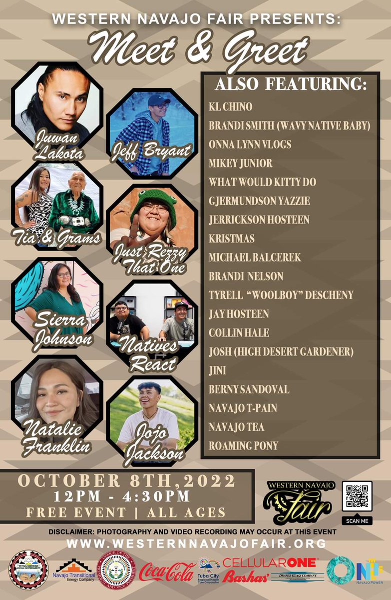 NativesReact's tweet image. Me and Jacob will be at the Western Navajo Fair this weekend for their "Meet &amp;amp; Greet" event. I'm currently trying to figure out a way to record some episodes out there. 🤔 lol