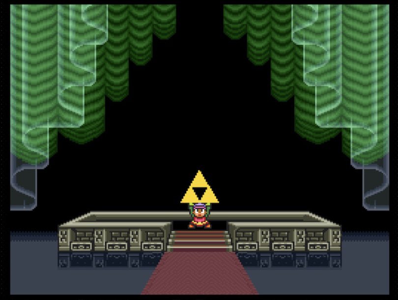 Luhmol's tweet image. Einer langen Reise Ende 😊. 
Schön war’s.
#legendofzelda #alinktothepast #NintendoSwitchOnline #triforce #ganondorf