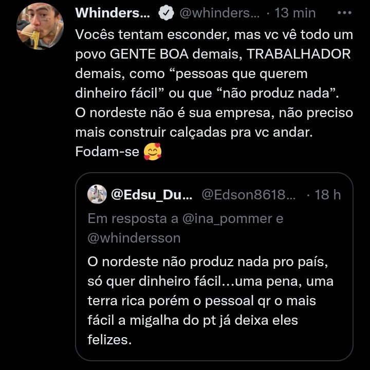 Whindersson Nunes se revolta com crítica contra nordestinos: 'Povo  trabalhador' | Celebridades | O Dia