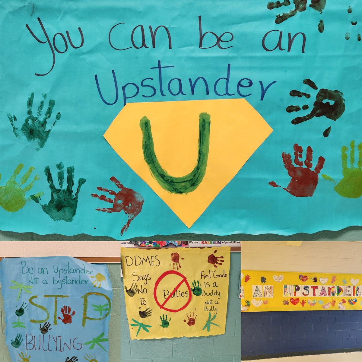 @WakeSchCounslor For #BullyingPreventionMonth and everyday @DillardMagnetES shows the importance of being an #Upstander!