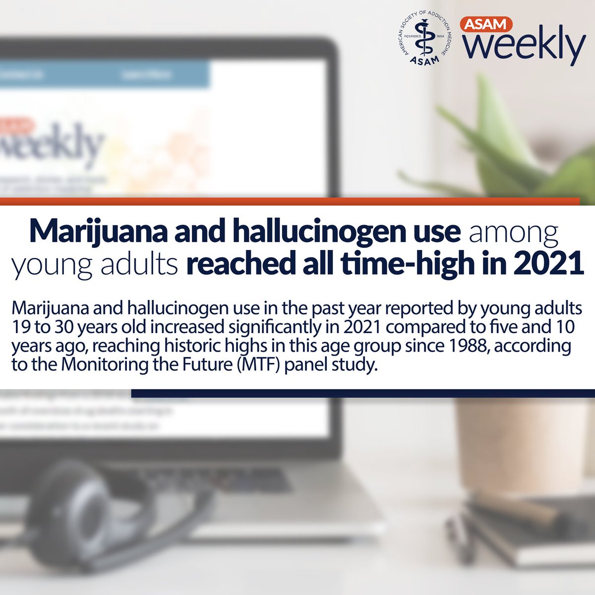 ASAMorg's tweet photo. Stay informed and up-to-date with all the latest from the world of addiction medicine with ASAM Weekly - your number one resource delivered straight to your inbox every Tuesday! Subscribe now >> https://t.co/1jgqgFDrje
#ASAMWeekly #ASAM #AddictionMedicine #AddictionTreatment https://t.co/CHAV3UQrJO