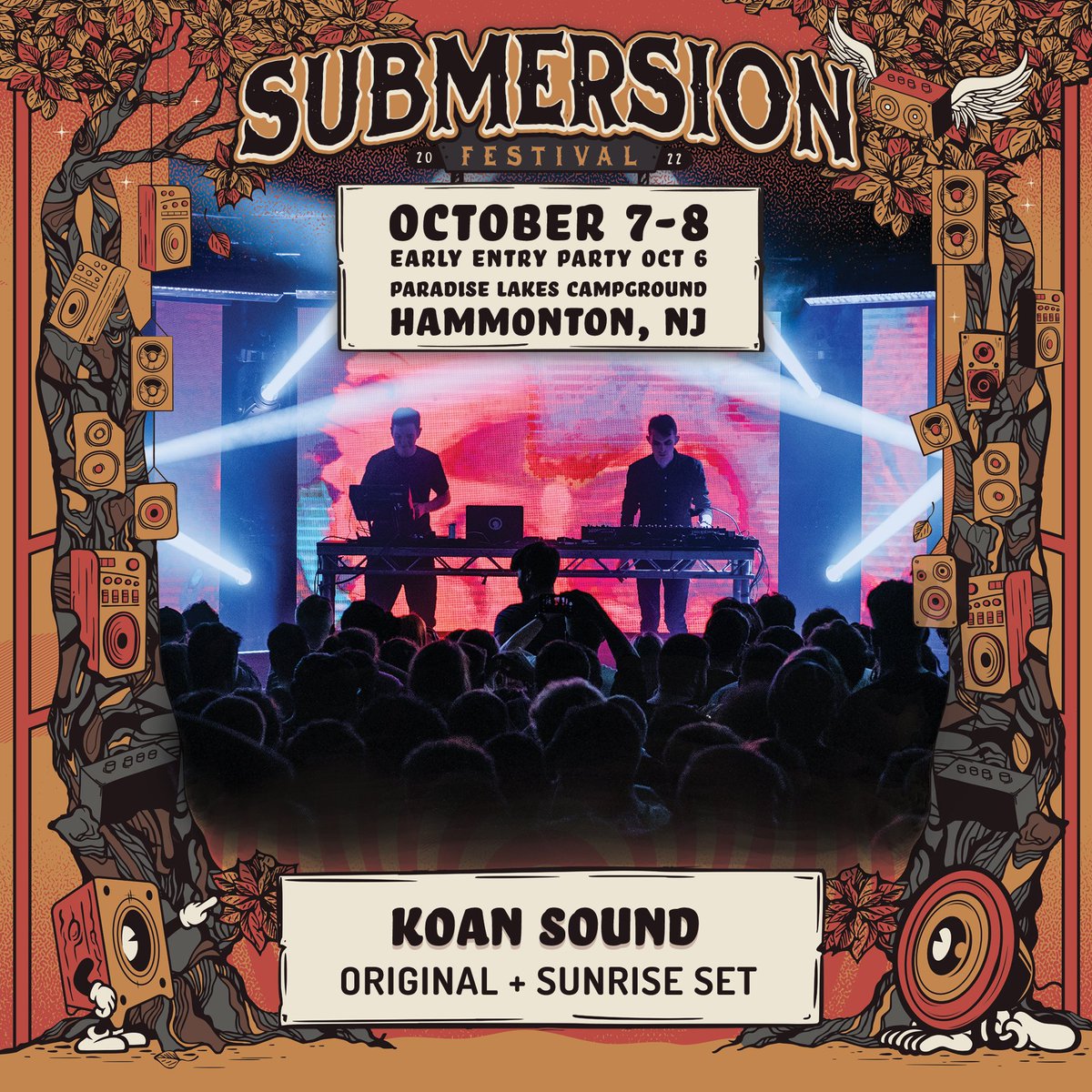ATTENTION 🚨 : <a href="/Submersion_Fest/">Submersion Festival</a> is bringing these MASSIVE headliners <a href="/chaseandstatus/">Chase & Status</a> &amp; <a href="/koansound/">KOAN Sound</a>  to Paradise Lakes Campground in NJ this weekend!! Who are you most excited to see??? Tag your favorite artists!! 🔥
