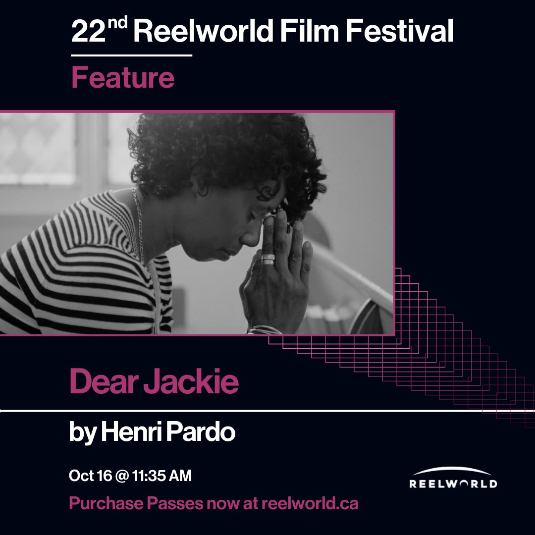 Toronto! Don't miss your chance to watch DEAR JACKIE on Sunday, October 16 at the Royal Ontario Museum as part of the 22nd annual Reelworld Film Festival! Get your passes here: reelworld.ca/2022-features/… @CatbirdProd @cinemapolitica #toronto #documentary #film