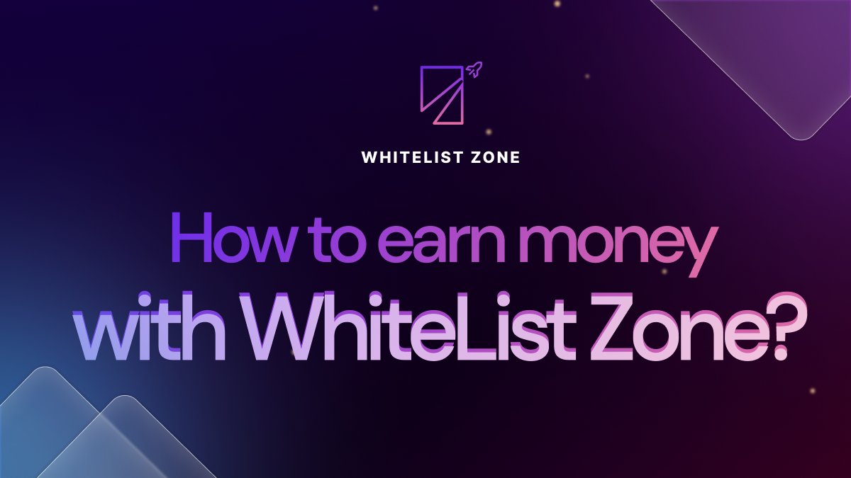 wzone_io's tweet photo. How to earn money with whitelist zone?

As a Buyer, you can earn money by purchasing project entries for further #investments.

As a Seller you can earn money by selling your #whitelisted wallet’s to other users.

WhiteList Zone automates the whole process. 
It’s simple and safe. https://t.co/BXSJmpLPB6