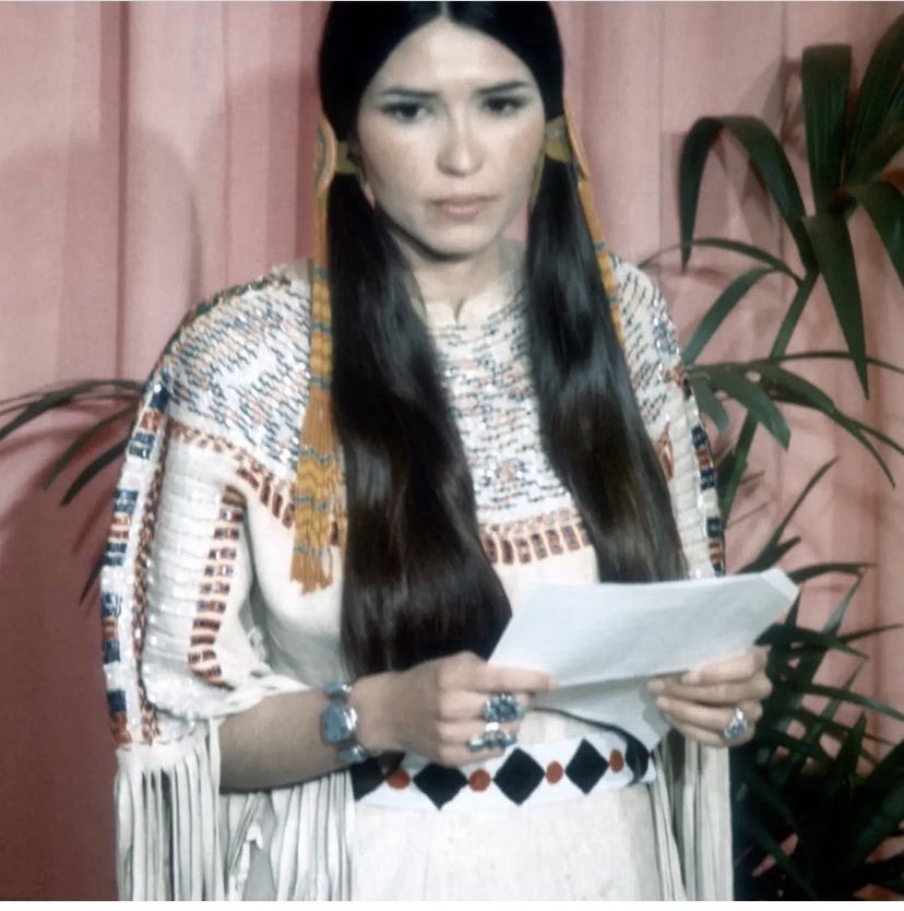 NigaNawroly's tweet photo. Goodbye Sagheen Littlefeather.
the woman who spoke The truth.
Her Activism Will Live on Forever.
#Littlefeather https://t.co/HGV1BBYyEO