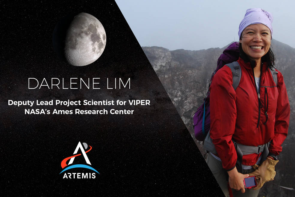 What does it take to work on <a href="/NASA/">NASA</a>’s first robotic Moon rover?

Tonight, Darlene Lim will be at the <a href="/CalAcademy/">California Academy of Sciences</a> in San Francisco to explain how her research over 20 years led her to working on our #Artemis Moon rover, VIPER. 
Details: go.nasa.gov/3e5mQGI