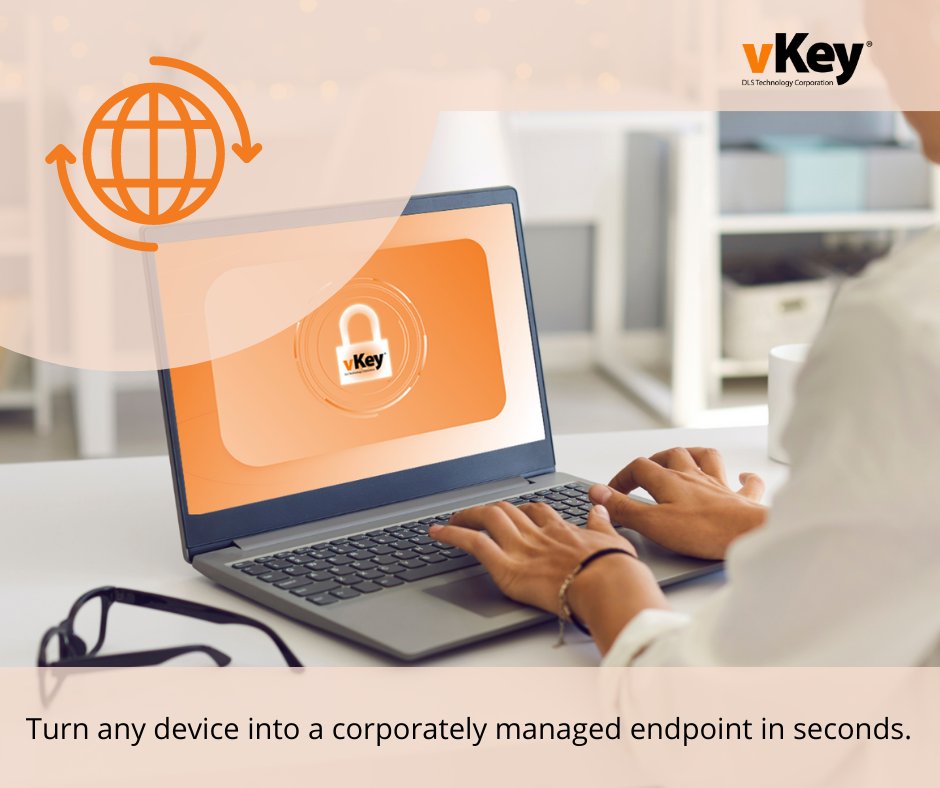 vKey_ca's tweet photo. With vKey, you can turn any computer into a clean, highly secure, self-contained corporately managed work environment virtually impossible to compromise, enabling your workforce to work from anywhere, at any time, on any device. Contact us today! https://t.co/tejaGsFR1D https://t.co/g0LL0lGCBO