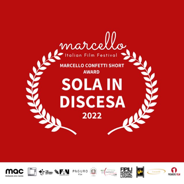 And finally my friends... THE MARCELLO AWARDS!

Let’s start! 💫 <a href="/marcello_iff/">MARCELLO italian film festival</a> confetti short award.... goes to ✨SOLA IN DISCESA✨directed by @claudiadilascia and <a href="/michelebizzi/">Michele Bizzi</a>!!!!

Congrats from the jury and MARCELLO TEAM! 💥💥💥