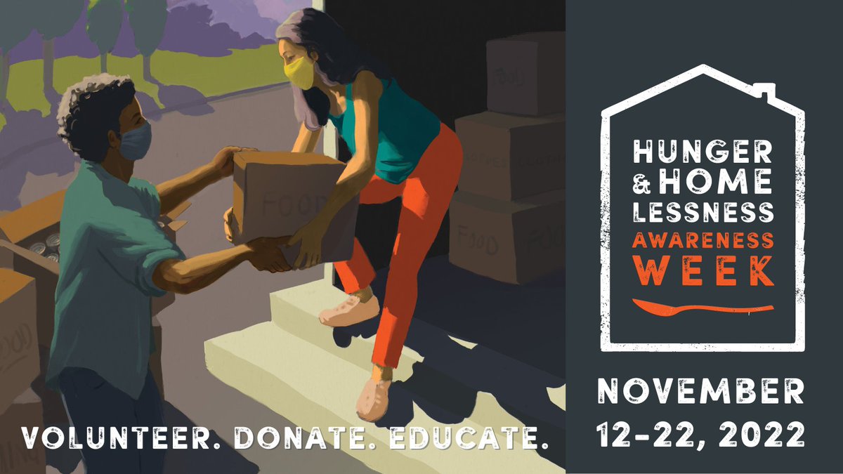 H&H Awareness Week (@hhweek) on Twitter photo Hunger & Homelessness Awareness Week will be this November 12-22, 2022. Start planning now! Find resources and register your events at hhweek.org #HHWeek #HHWeek2022 <a href="/StudentPIRGs/">Student PIRGs</a> <a href="/CampusHunger/">NSCAHH</a> <a href="/NationalHomeles/">National Coalition for the Homeless</a> Hunger & Homelessness Awareness Week will be this November 12-22, 2022. Start planning now! Find resources and register your events at hhweek.org #HHWeek #HHWeek2022 <a href="/StudentPIRGs/">Student PIRGs</a> <a href="/CampusHunger/">NSCAHH</a> <a href="/NationalHomeles/">National Coalition for the Homeless</a>