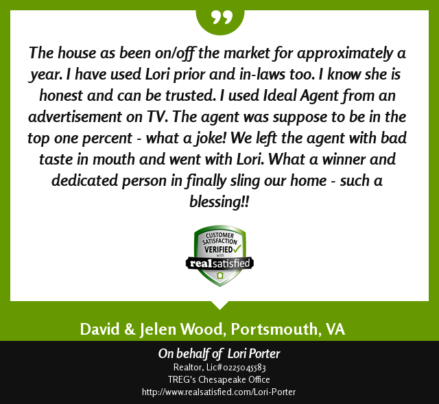 LPorterTeam's tweet image. I’m sincerely honored by clients like this. realsatisfied.com/Lori-Porter via @realsatisfied