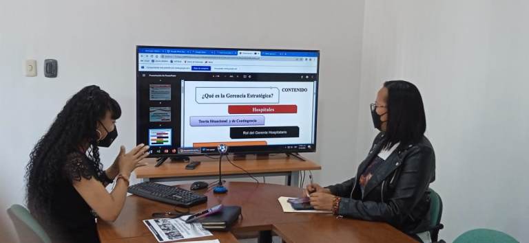 MinSaludVE's tweet photo. El #MPPS dio inicio al curso virtual Gerencia Estratégica Hospitalaria 2022 dirigido a los Directores de Hospitales y sus equipos gerenciales en aras de fortalecer el funcionamiento interno de nuestros centros de salud.

#JuntosPorCadaLatido 
#RegresoAClases 
@NicolasMaduro https://t.co/WTQjITTPqN