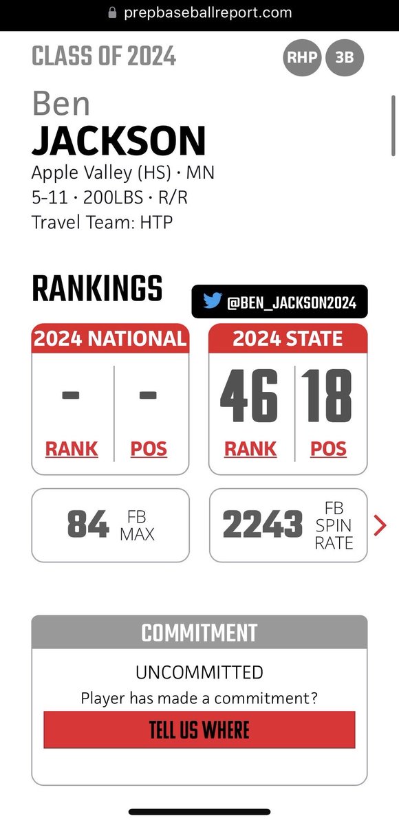 ben_jackson2024's tweet photo. 2022 Baseball season complete. Thank you: teammates, coaches, and parents who supported this season

Excited for the next chapter - 2023!! A couple highlights from the last tournament below

@AVBASEBALL 
@HTPacademy 
@PBRMinnesota 
@PBR_Uncommitted 
@PG_WiscMinn 
@PG_Uncommitted https://t.co/8u6KYjK9zm
