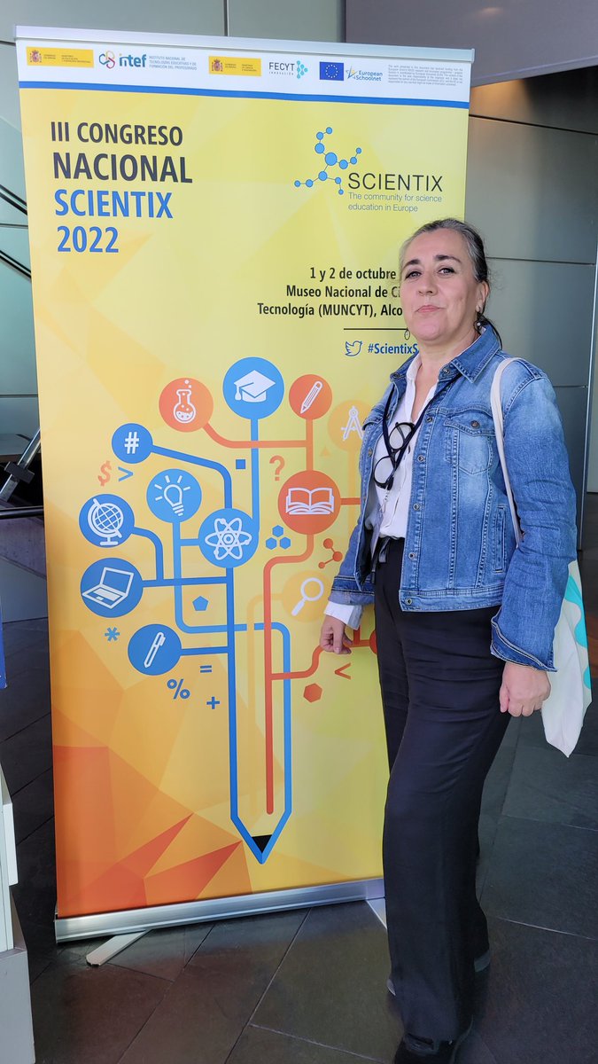 ManuelaMuDo's tweet photo. III Congreso Nacional Scientix 2022.
Fin de semana para recargar la mochila #comunidaddeaprendizaje #innovacióneducativa #talleres #ymuchomás
#ScientixSpain @scientix_es @scientix_eu @FECYT_Ciencia @educaINTEF #scientix #STEM #STEAM https://t.co/Fw1OxtZVIR