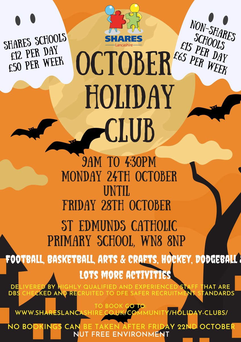 LittleDigmoor's tweet photo. See below for details of the SHARES October holiday club. https://t.co/6qkB2BMdvW