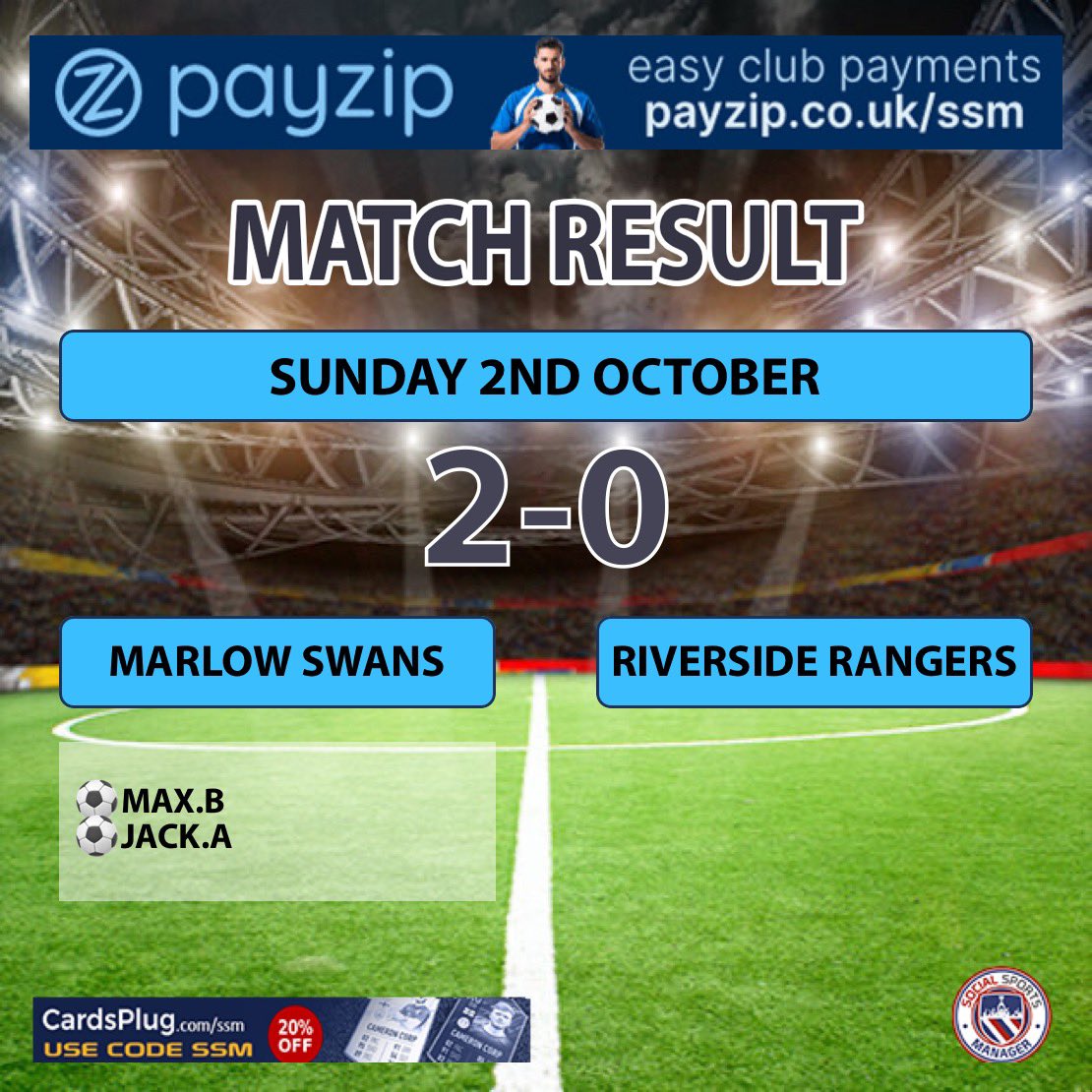 Good strong victory in our 4th game of the season on Sunday. Fair play to Riverside who were the better team for most the game. But the 🦢’s hold onto the clean sheet and take all 3 points

#uptheswans #grassroots #football