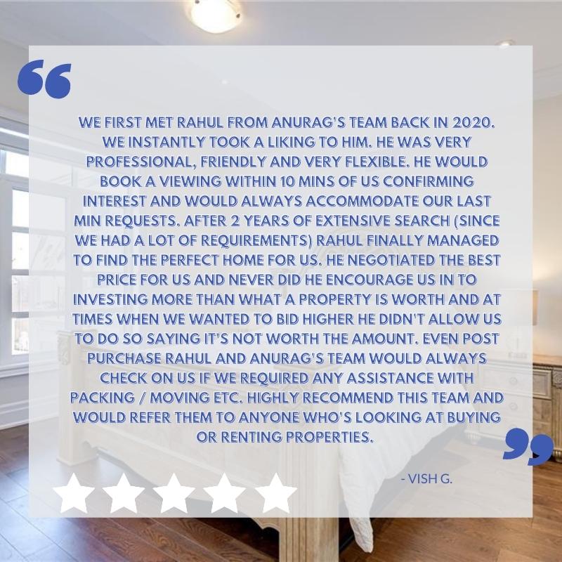 Rahul_AHTeam's tweet photo. WOW! Thank you Vish!! We are so happy that we were able to help you find your dream home!!!

Check out our other reviews:
https://t.co/aRxlzEWyF3

#happyclient #clientreview
#home4sale #dreamhome #remaxagent #anuraghomes #sellwithanurag https://t.co/IYLnudxNeq