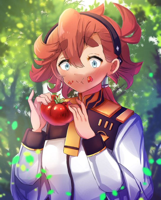 トマトうま #水星の魔女  #スレッタ・マーキュリー 