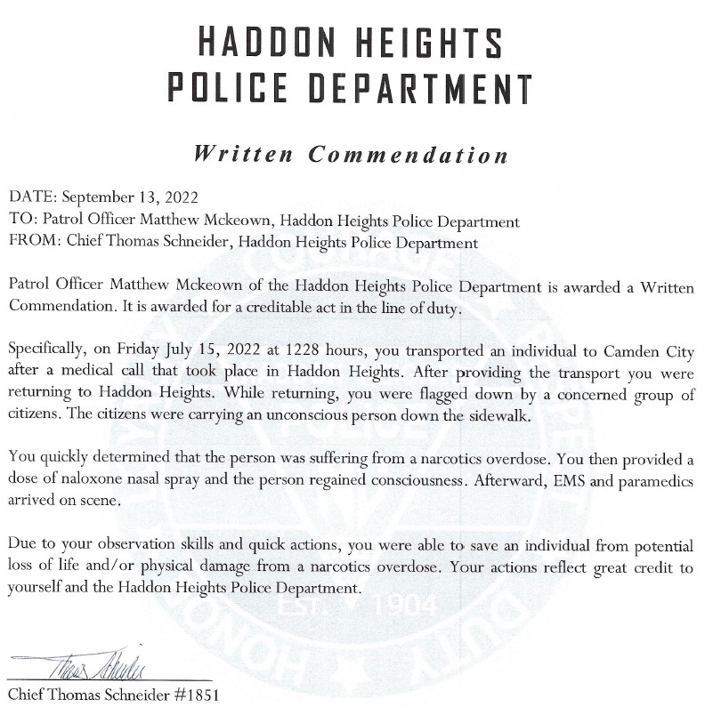 HHPolice's tweet photo. On September 13, 2022 Chief Thomas Schneider awarded Patrol Officer Hagenbucher, Patrol Officer Whitman, and Patrol Officer Mckeown with written commendations for their work on three separate cases in July, August, and September. 

Congratulations to all the officers! https://t.co/j0zdkhQ6QW