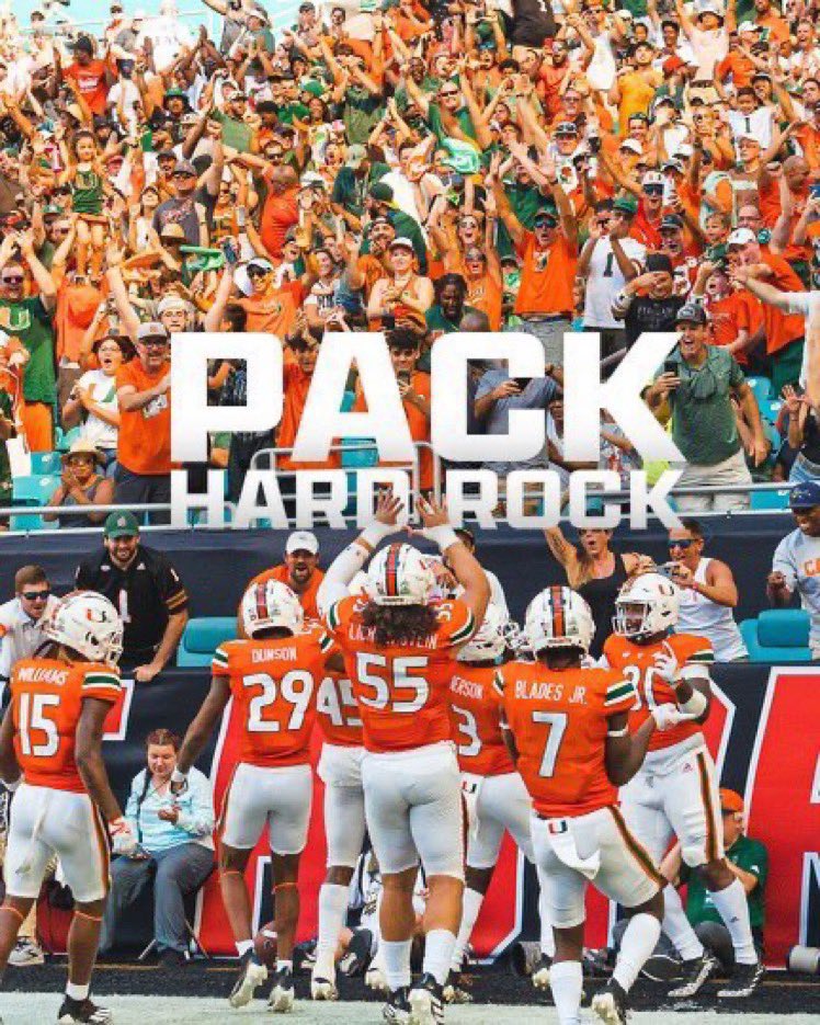Pack Hard Rock this weekend!
RT if you’ll be there on Saturday