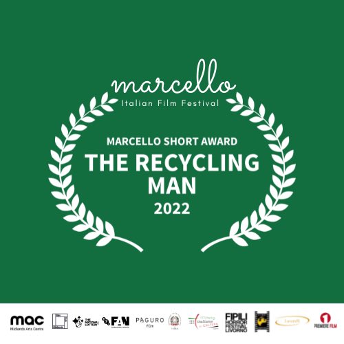 THE MARCELLO AWARDS!
This is the last, but absolutely not the least. One of the most incredible short we had in the programme. We have a big promise for the big screen!
💫 <a href="/marcello_iff/">MARCELLO italian film festival</a> SHORT award.... goes to ✨THE RECYCLING MAN ✨directed by the super talented <a href="/CarloBallauri/">Carlo Ballauri</a> !