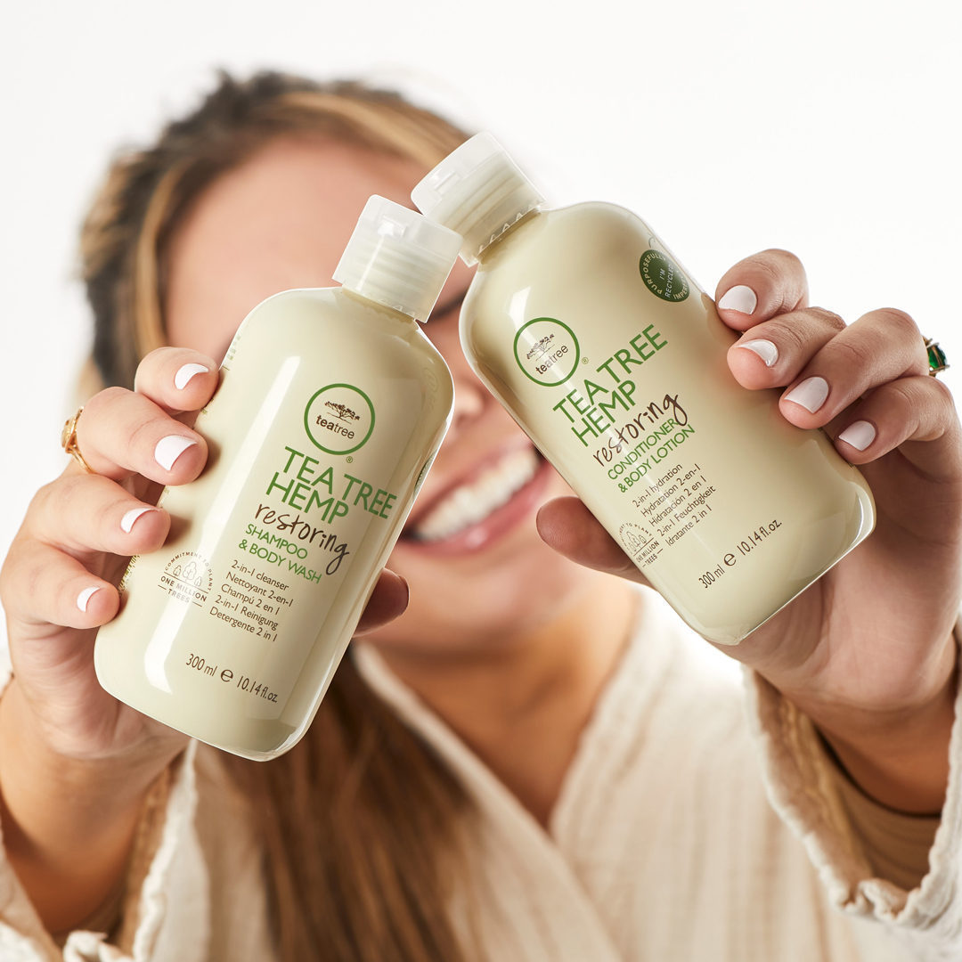 PaulMitchellUS's tweet photo. #TeaTreeHemp = Happy skin and strands 🌿 https://t.co/qFinER48Rb