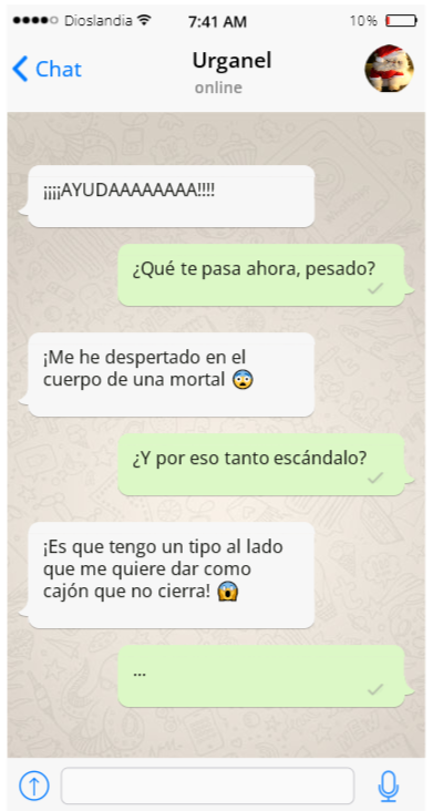 RelatosMonje's tweet photo. Urganel, un joven dios malcriado, sufre una maldición tras acostarse con la esposa de su tío, es encerrado en las mazmorras y cae en una profunda depresión. Ergol, un diablillo canijo, le propone un trato para recuperar lo que perdió: embarcarse en un viaje por las realidades. https://t.co/ZaSXgviqaU