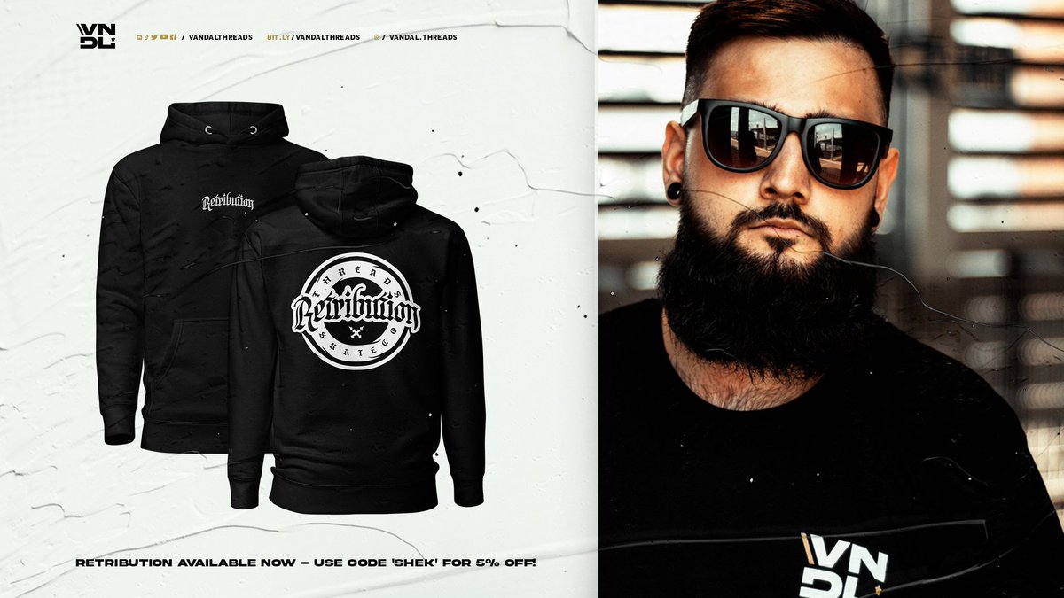 ShanRockShakeUK's tweet image. Retribution!💀

I have teamed up with @VandalThreads to bring you this one off, exclusive drop - So check it out while you can.⌛️

Be sure to use code 'SHEK' for 5% off!🤯

🌐vandalthreads.com

#TheThreads | #ThreadsAD