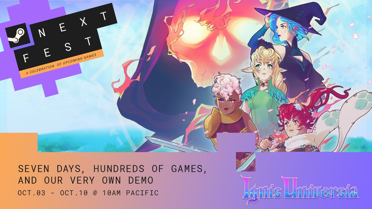 Steam Next Fest has started and we have an updated demo there! 🎮 Check out what our four Sisters have been up to and see the new ending💜 store.steampowered.com/app/1545500/Ig…

#SteamNextFest #Steam #indiegame #indiedev #JRPG #visualnovel