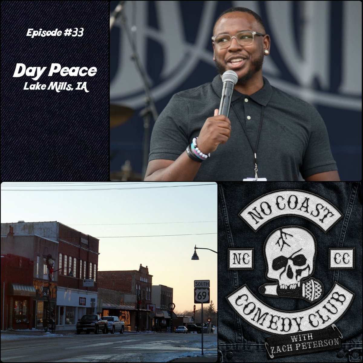Brand new episode with @daypeacecomedy out of Northern Iowa. Great episode! Give it a listen on Spotify, Apple Podcasts and Stitcher! 

podcasts.apple.com/us/podcast/no-…