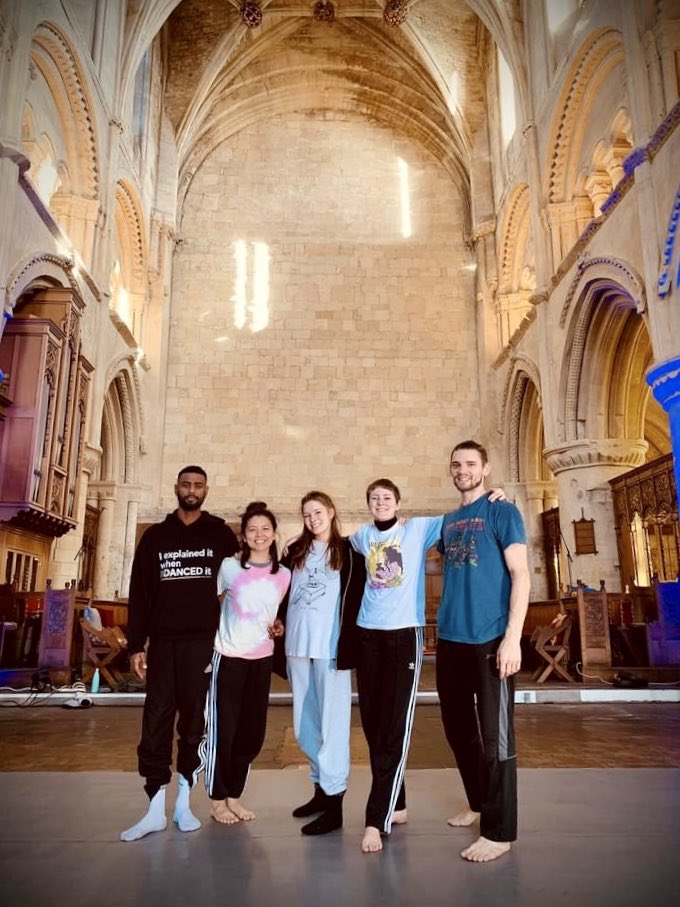 This weekend we began the Autumn Tour of A Time To Mourn, A Time To Dance with <a href="/SpringsDC/">SpringsDanceCompany</a> It was a special start performing in Malmesbury Abbey. Looking forward to sharing the work over the next month. London next then heading up north.