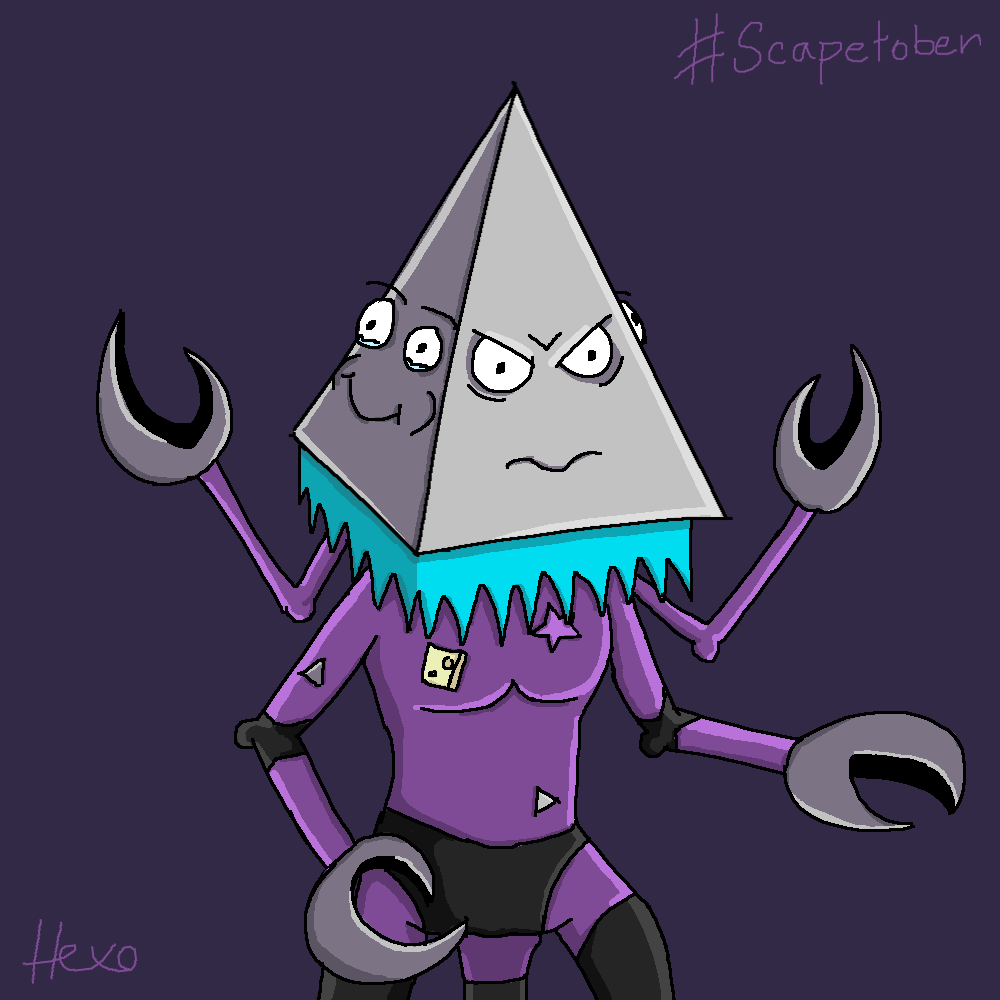 3rd of October, Day 3 of #Scapetober, today's theme is Pet, so here's Abyssal protector for y'all! 📐

Original concept by <a href="/JagexWest/">Mod West</a>, love it!