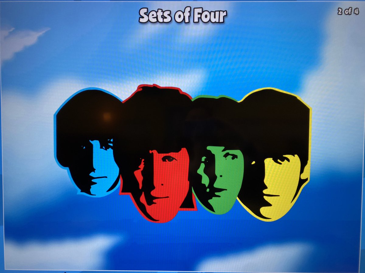 4th grade is studying sixteenth notes this week. When looking at pictures of groups of 4 (like 4 sixteenth notes), a student shouted out, “Mt. Rushmore!” when this picture appeared. We all had a good laugh when another called out the name of the band.😂