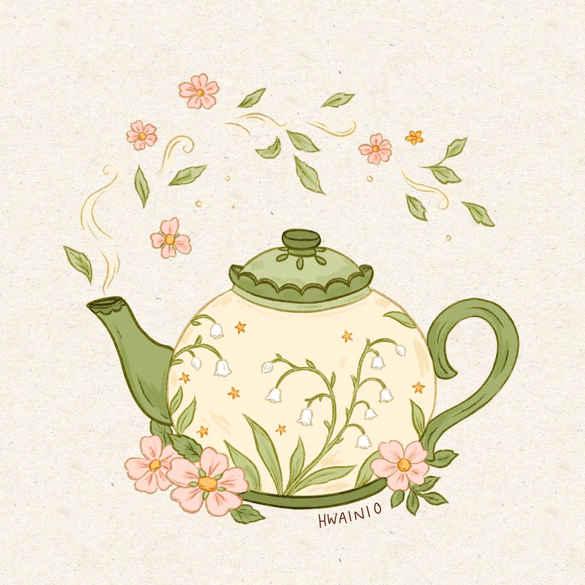 「I'm a little teapot   」|🌿🍄 Hanna 🍄🌿 in Japan!のイラスト