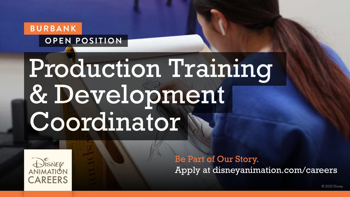 Disney Animation Careers tweet media