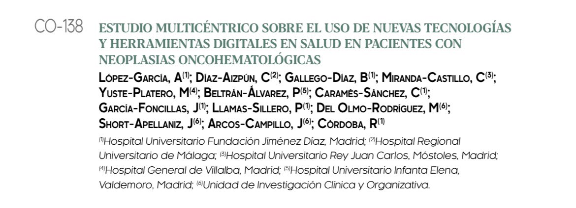 Todo listo para el Congreso Nacional de la <a href="/sehh_es/">@sehh_es</a> que se celebrará esta semana en #Barcelona .Tendremos el placer de presentar nuestra experiencia con herramientas en #eHealth en los 4H <a href="/UICOquironsalud/">UICO</a> <a href="/DrRaulCordoba/">Raul Cordoba, MD, PhD</a> <a href="/Javi_Arcos_/">Javier Arcos</a> <a href="/DraDiazAizpun/">Carola DiazAizpun</a> <a href="/ShortJorge/">Jorge Short</a> <a href="/Marta_del_Olmo/">Marta del Olmo</a>
