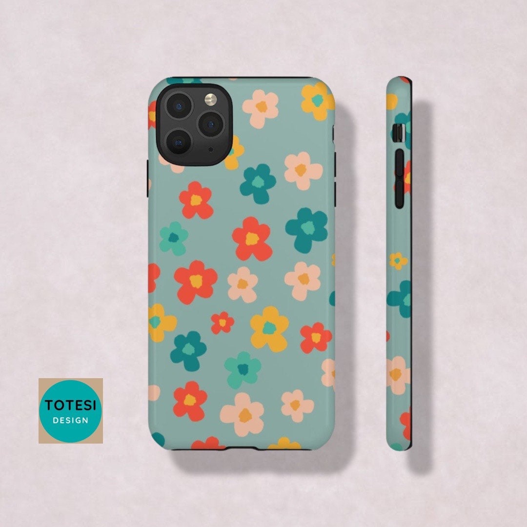 Totesi3's tweet image. Hippie Flower iPhone case  11 12 13 Pro Max-  Google Pixel 6 - Tough Case tuppu.net/5336661b #Etsy #TotesiDesign #GooglePixelCase