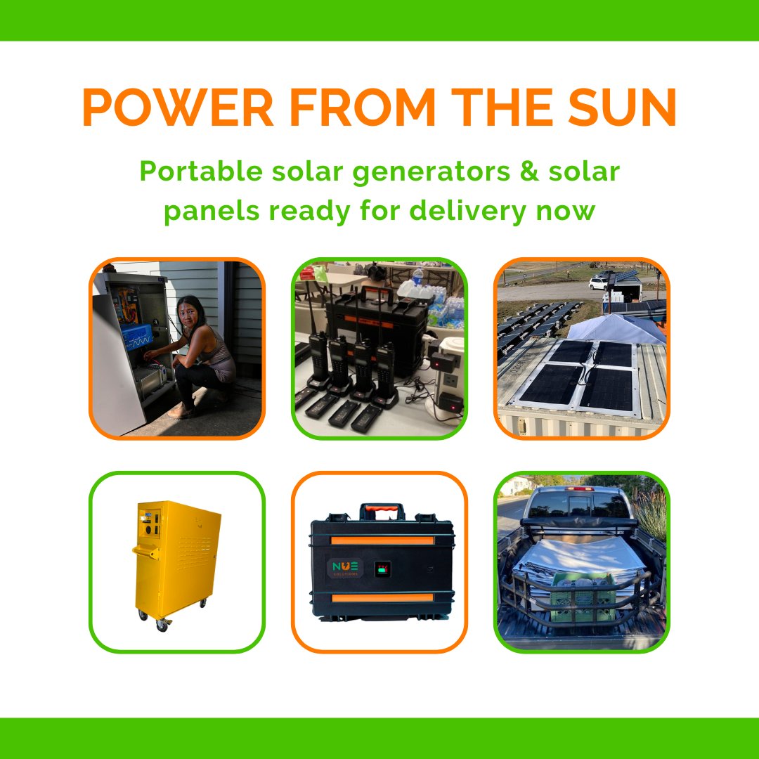 Is your organization deploying to support humanitarian relief efforts? We have portable solar power products in stock now. We can also provide support and connect you with NGO partners who know how to deploy solar generators. Contact us: bit.ly/3y7MxNl