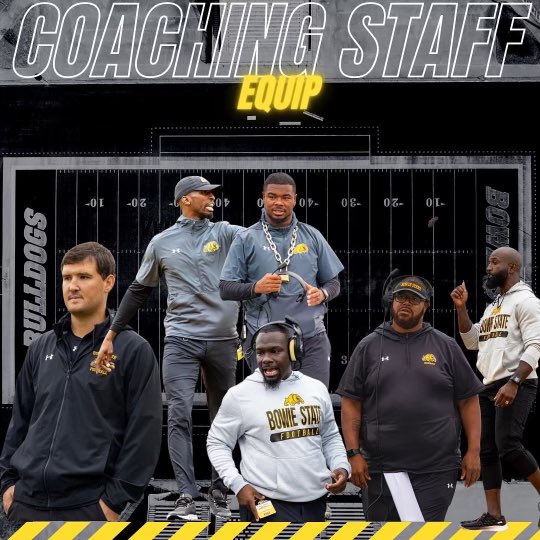 Bowie State Football Equipment tweet media