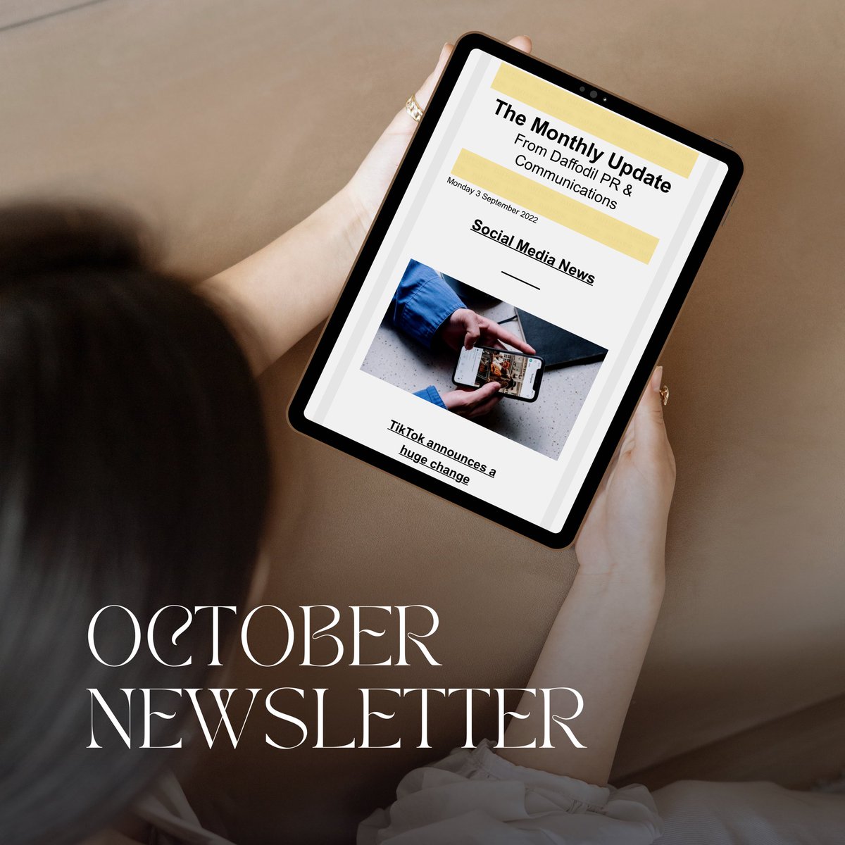 Missed our newsletter?

Don’t stress.

Sign up to our November edition at daffodilpr.co.uk/sign-up. 

#marketingtips #smallbusinesssupport @SmallBizSatUK