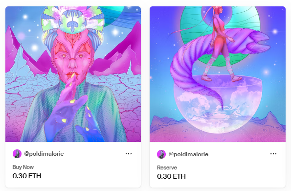 Ok, so two of the best works I have done so far, are waiting for new owners on <a href="/foundation/">Foundation 🌐</a>!

L U M E N A and A S M O

Two delicate pieces that are totally new to my style.

I will be grateful for every rt and like. Let's find them new  homes!

💜👽
Links below 👇