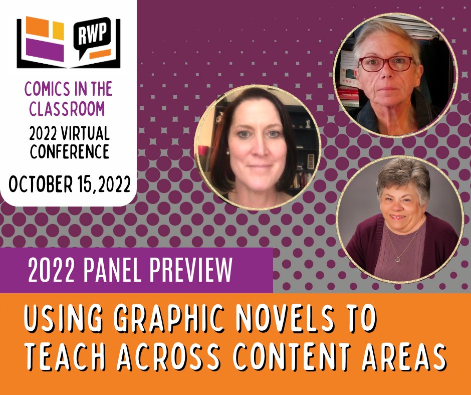 Experience lessons drawn from a single graphic novel across multiple content areas + ideas for differentiation of lessons to address diverse learners. 
Register for this FREE conference here! ➡️ bit.ly/3Euw1LJ
#comicsineducation #teachingcomics #teachingwithcomics