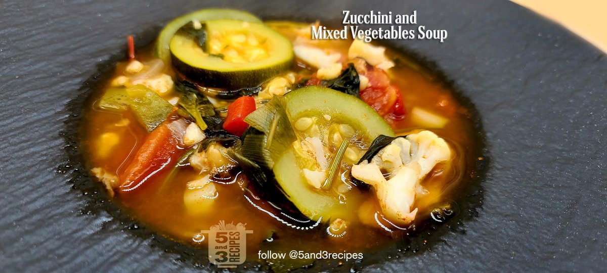 5and3recipes
<a href="/5and3recipes/">5and3recipes</a>

Zucchini and Mixed Vegetables Soup:
#recipe #recipes #vegetables #zucchini #soups #soup