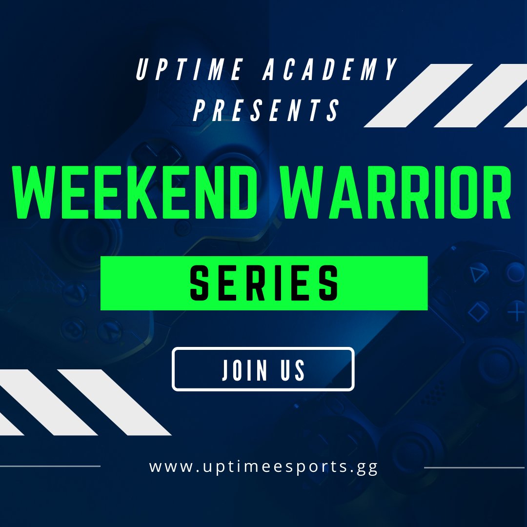 Announcing Our Weekend Warrior Series! This will be bi-monthly community tournaments where players can compete for prizes against other players from the same or other centers! For more information, check out our website!