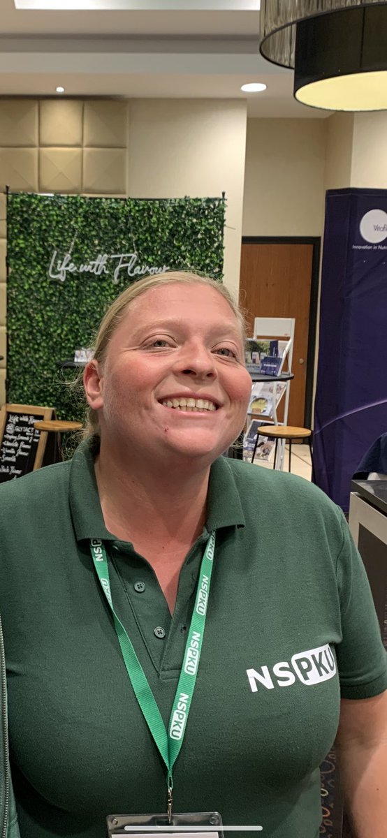 NSPKU's tweet photo. #NSPKU2022 
Many many many thank yous, from all of us, go to this lady, @cardy_julie 
Spends 6+ months on conference planning - research, discussions, contract negotiations, finding crèche, baby kit, entertainers, suitable trips, transport for trips, talks to all the families ❤️ https://t.co/a9o889dOHB